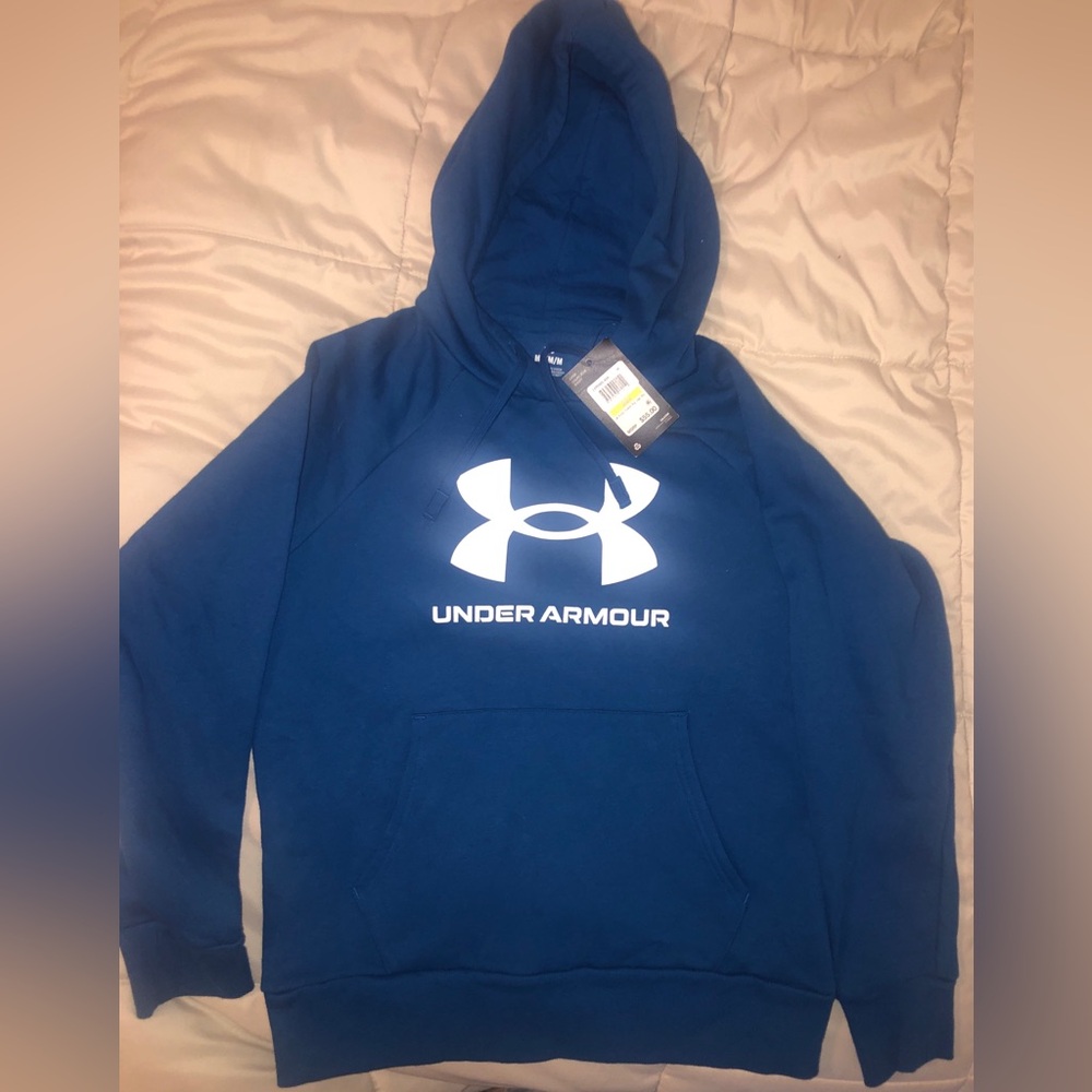 Under Armour NWT women’s Blue Hoodie M teal blue